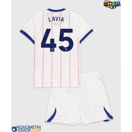 Otroški Nogometni dresi Chelsea Romeo Lavia #45 Tretji 2026-27 Kratek Rokav (+ Kratke hlače)